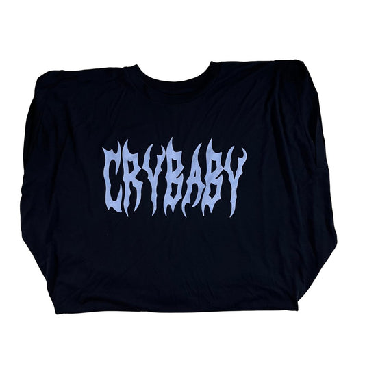 "Crybaby" OSFM Rolled Cuff Muscle Tee - Low Road Merch
