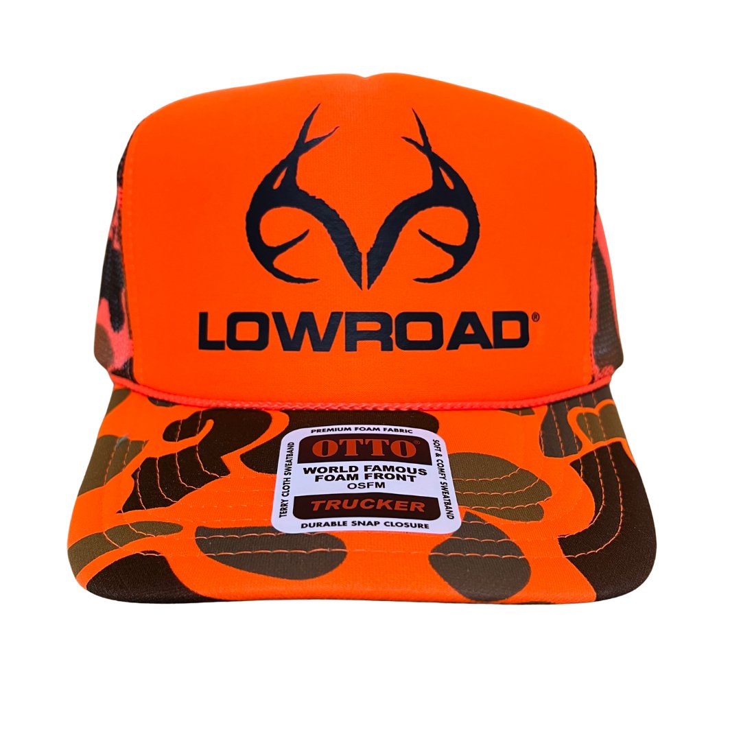 High Visibility RealLow Camo Trucker Hat - Low Road Merch