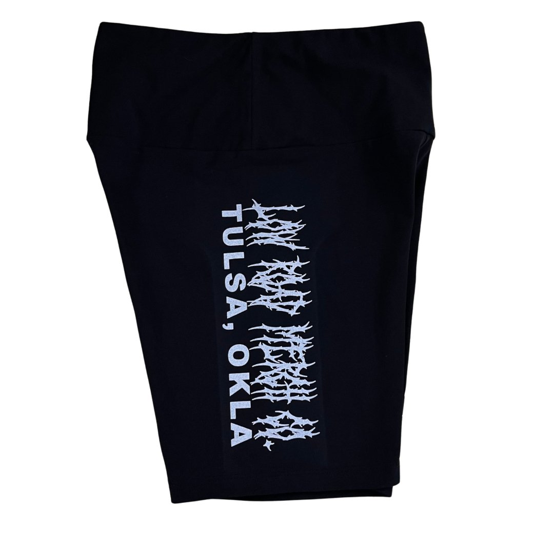 "Waste Not, Want Not" Waist High Ladies Bike Shorts - Low Road Merch