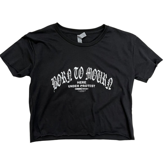 Born to Mourn Crop Top - Low Road Merch