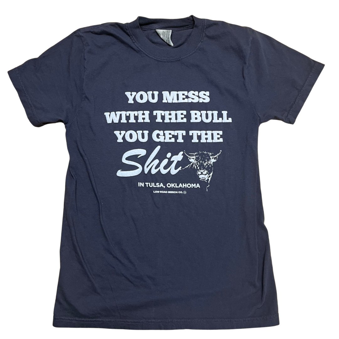 Bull Shirt Puff Print T-Shirt - Low Road Merch
