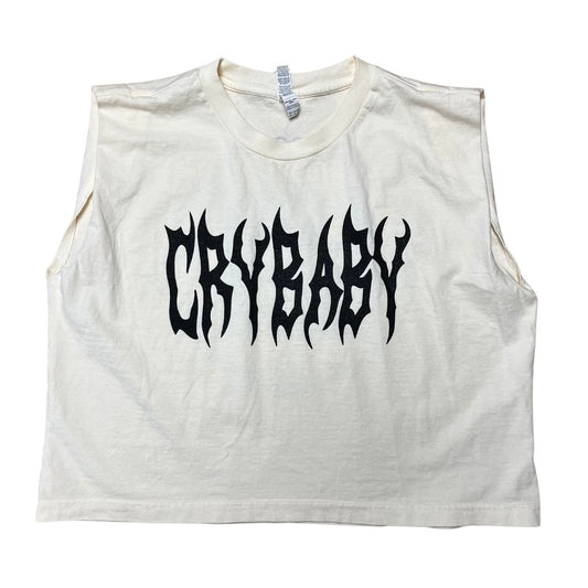 Crybaby Heavyweight Muscle Crop - Low Road Merch
