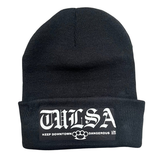 Downtown Tulsa Patch Beanie - Low Road Merch