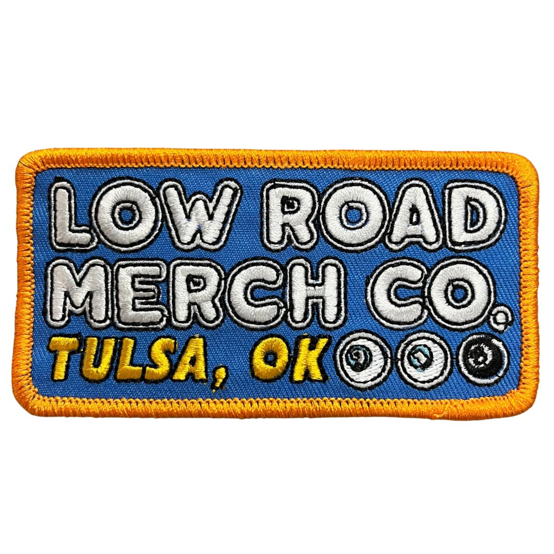Low Road 8-Ball Embroidered Patch - Low Road Merch