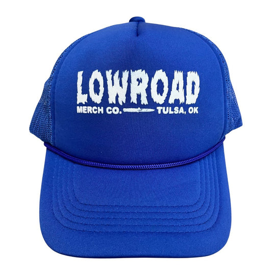 Low Road Merch Trucker Hat Classic Blue - Low Road Merch