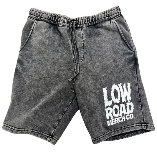 Mineral Washed Low Road Sweat Shorts - Low Road Merch