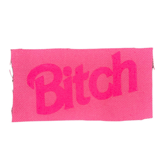 Pink Babydoll Canvas Patch - Low Road Merch
